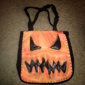 Talking Halloween Pumpkin Tote Bag